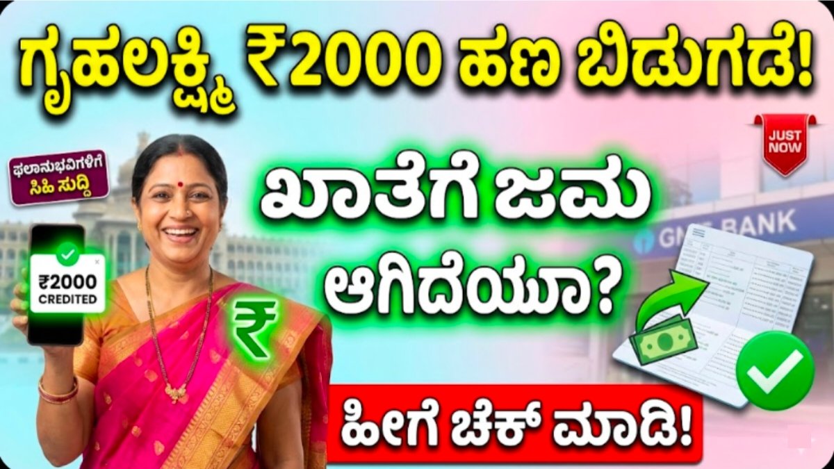 Gruhalakshmi Amount credit